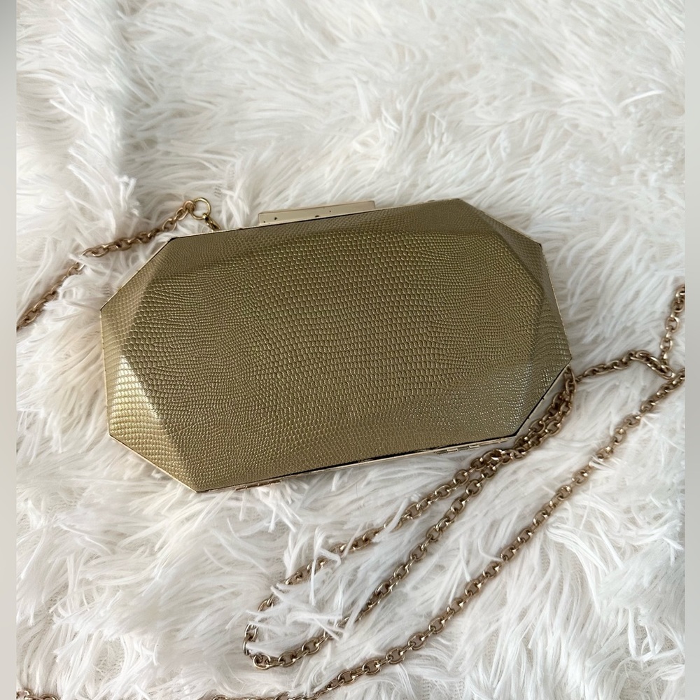 Inc International Concepts Clutch Gold